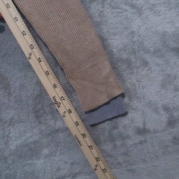 H&M Sweater Women XL Gray Knit Turtleneck Pullover Stretch Minimalist Classy Lot - Picture 14 of 15